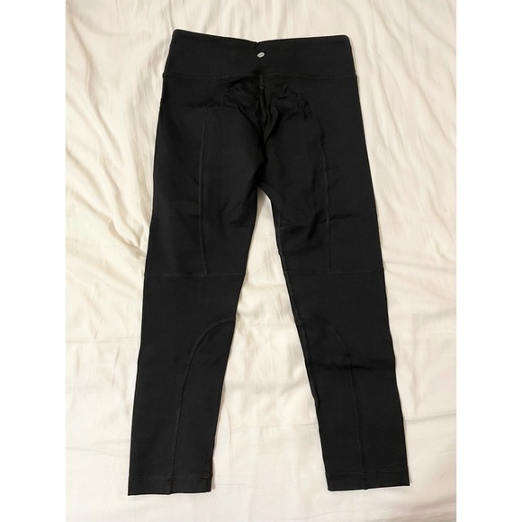 Vimmia Black Leggings with Exposed Seams - Picture 1 of 3